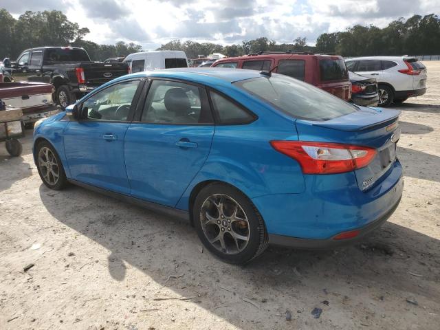 1FADP3F21EL298285 - 2014 FORD FOCUS SE BLUE photo 2