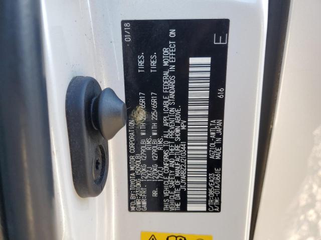 JTJYARBZ2J2103441 - 2018 LEXUS NX 300 BASE Սպիտակ լուսանկար 13