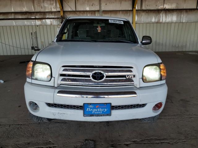 5TBET34116S506632 - 2006 TOYOTA TUNDRA DOUBLE CAB SR5 WHITE photo 5