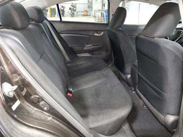 19XFB2F50DE001990 - 2013 HONDA CIVIC LX BLACK photo 10