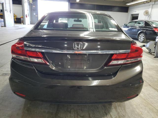 19XFB2F50DE001990 - 2013 HONDA CIVIC LX BLACK photo 6