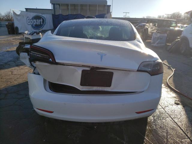 5YJ3E1EA0NF287337 - 2022 TESLA MODEL 3 WHITE photo 6