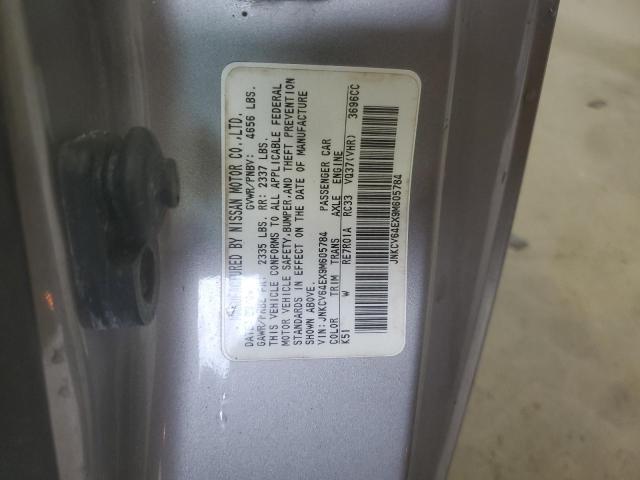 JNKCV64EX9M605784 - 2009 INFINITI G37 BASE Gümüş foto 12