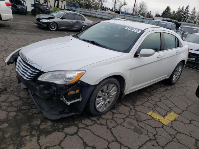 1C3CCBAG8DN736628 - 2013 CHRYSLER 200 LX WHITE photo 1