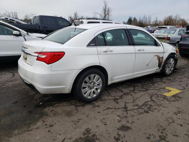 1C3CCBAG8DN736628 - 2013 CHRYSLER 200 LX WHITE photo 3