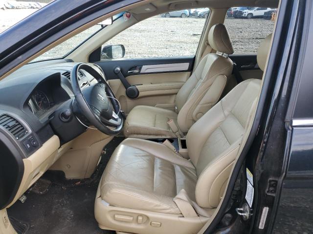 5J6RE4H76BL120351 - 2011 HONDA CR-V EXL BLACK photo 7