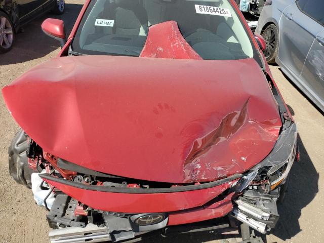 5YFEPMAE5MP219521 - 2021 TOYOTA COROLLA LE أحمر صورة 11