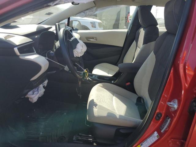 5YFEPMAE5MP219521 - 2021 TOYOTA COROLLA LE أحمر صورة 7