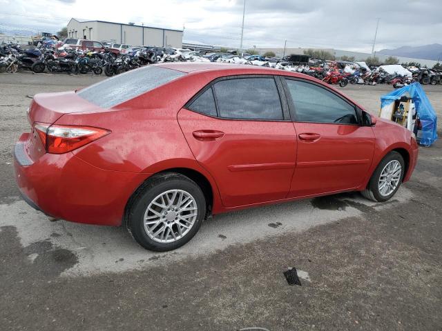 5YFBURHE0GP368180 - 2016 TOYOTA COROLLA L RED photo 3