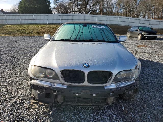 WBABW33405PL39408 - 2005 BMW 325 CI SILVER photo 5