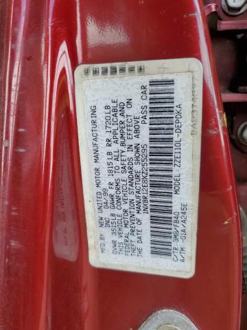 1NXBR12E8XZ255295 - 1999 TOYOTA COROLLA VE 栗色 照片 12