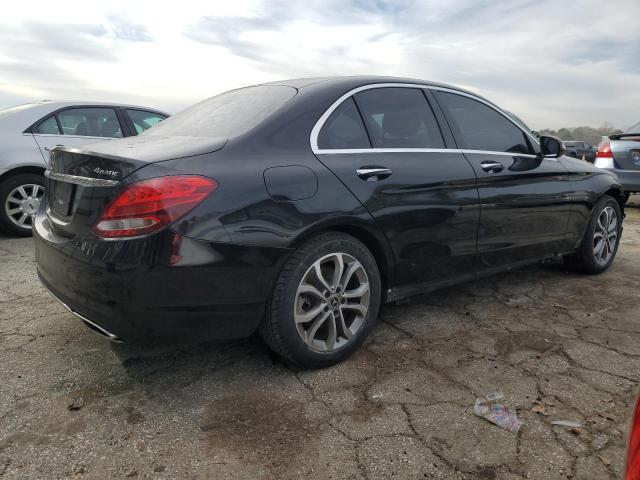 55SWF4KB8JU259738 - 2018 MERCEDES-BENZ C 300 4MATIC BLACK photo 3