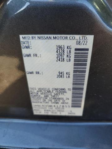 1N4BL4CV5NN417855 - 2022 NISSAN ALTIMA SR CHARCOAL photo 12