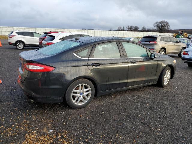 3FA6P0H77DR263122 - 2013 FORD FUSION SE BLACK photo 3