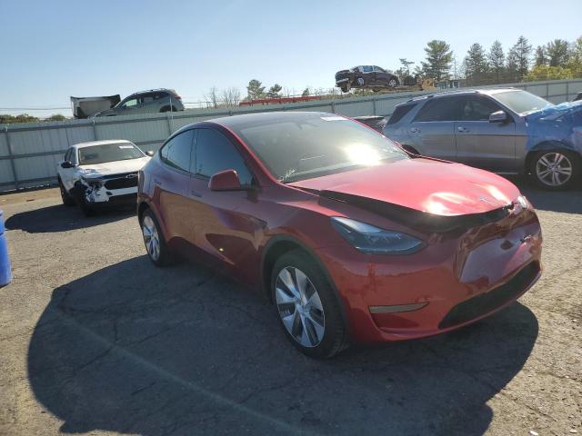 7SAYGDEE8RA277388 - 2024 TESLA MODEL Y Kırmızı fotoğraf 4