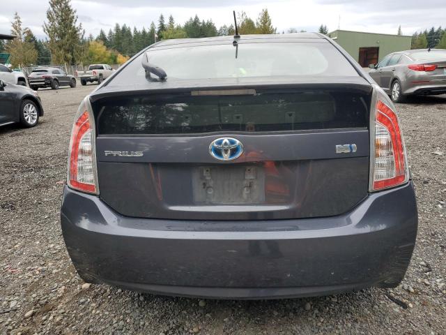 JTDKN3DU1C1594444 - 2012 TOYOTA PRIUS GRAY photo 6