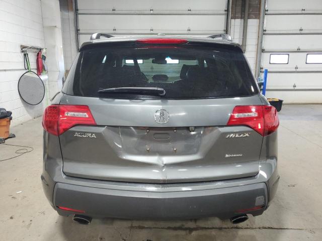 2HNYD28358H534128 - 2008 ACURA MDX TECHNOLOGY Сірий фото 6