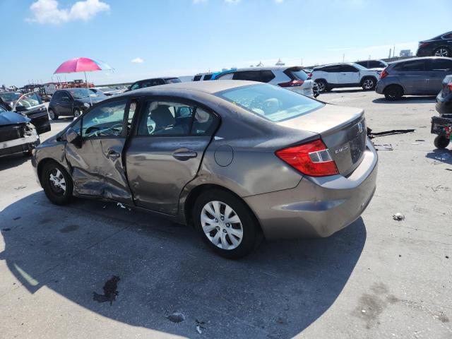 2HGFB2F53CH566173 - 2012 HONDA CIVIC LX Graphite photo 2