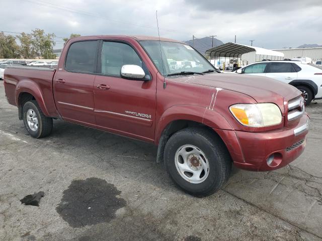 5TBET34146S560233 - 2006 TOYOTA TUNDRA DOUBLE CAB SR5 RED photo 4