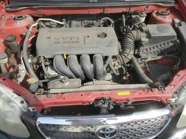 2T1BR32E66C604627 - 2006 TOYOTA COROLLA CE 红色 照片 11