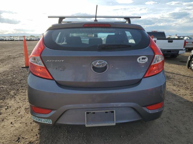 KMHCT5AE0DU131578 - 2013 HYUNDAI ACCENT GLS GRAY photo 6
