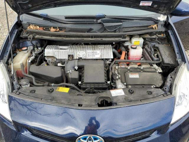 JTDKN3DU8F0430991 - 2015 TOYOTA PRIUS 蓝色 照片 11