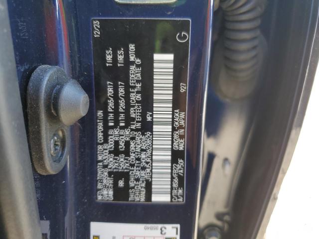 JTEMU5JR7R6238529 - 2024 TOYOTA 4RUNNER SR5/SR5 PREMIUM 蓝色 照片 13