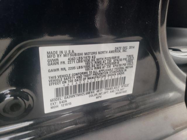 4A4AR3AU8FE020532 - 2015 MITSUBISHI OUTLANDER SPORT ES BLACK photo 13