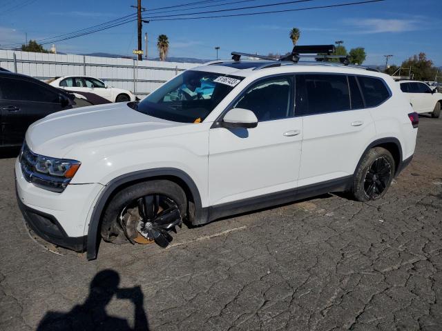 1V2NR2CA1KC599728 - 2019 VOLKSWAGEN ATLAS SEL PREMIUM WHITE photo 1