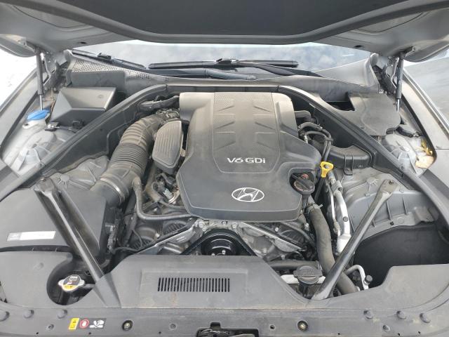 KMHGN4JE7FU093808 - 2015 HYUNDAI GENESIS 3.8L GRAY photo 11