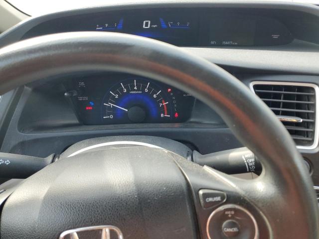 19XFB2F5XEE008298 - 2014 HONDA CIVIC LX MAROON photo 9