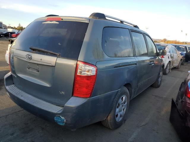 KNDMB233976123056 - 2007 KIA SEDONA EX BLUE photo 3