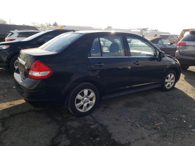 3N1BC11E88L447967 - 2008 NISSAN VERSA S BLACK photo 3