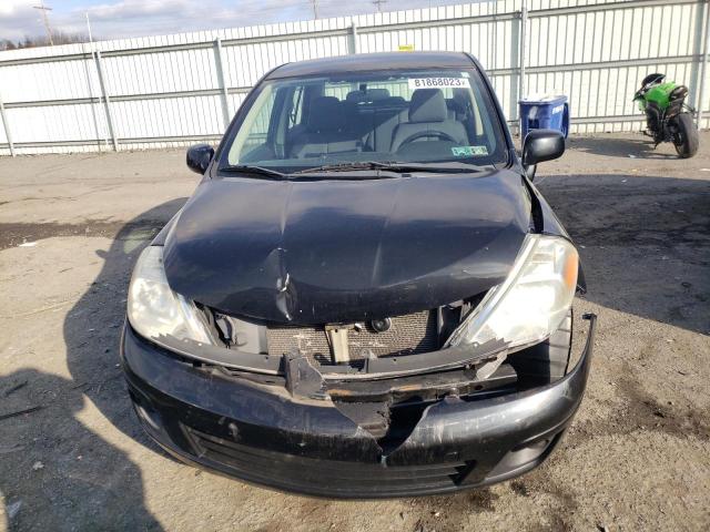 3N1BC11E88L447967 - 2008 NISSAN VERSA S BLACK photo 5