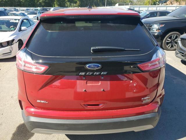 2FMPK4J92NBA89598 - 2022 FORD EDGE SEL RED photo 6