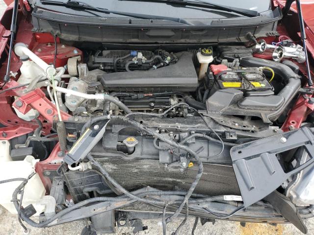 KNMAT2MV1GP681252 - 2016 NISSAN ROGUE S RED photo 12