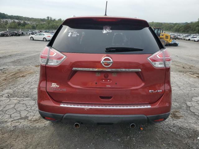 KNMAT2MV1GP681252 - 2016 NISSAN ROGUE S RED photo 6