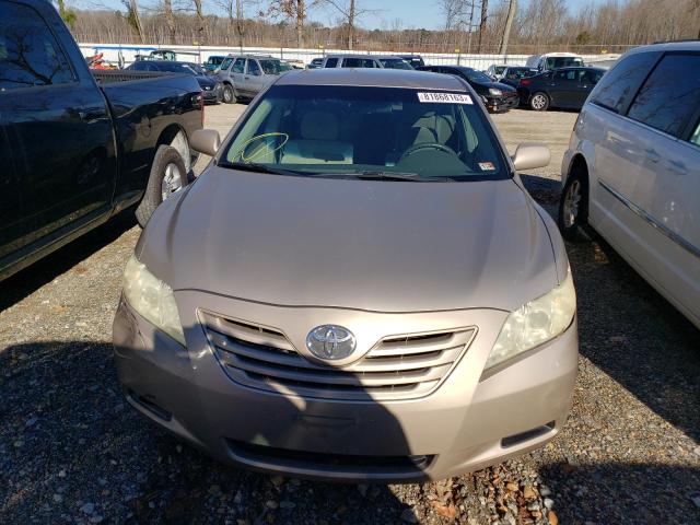 4T1BE46K77U100833 - 2007 TOYOTA CAMRY CE TAN photo 5