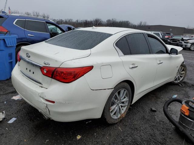 JN1CV7AR9GM250170 - 2016 INFINITI Q50 BASE WHITE photo 3