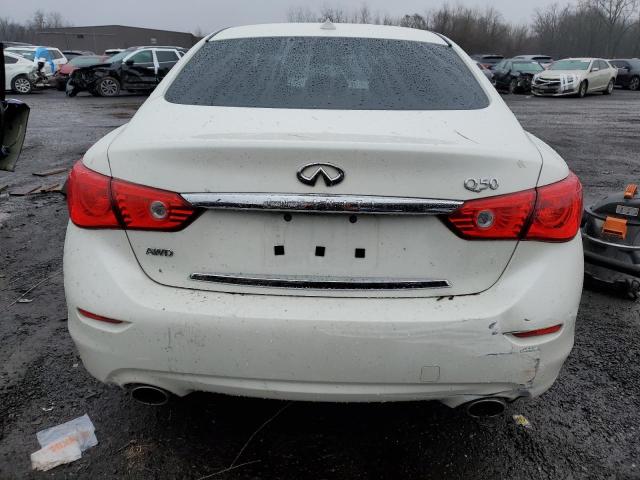 JN1CV7AR9GM250170 - 2016 INFINITI Q50 BASE WHITE photo 6