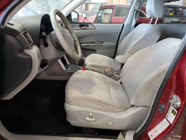 JF2SHBDC1CH436364 - 2012 SUBARU FORESTER 2.5X PREMIUM RED photo 7