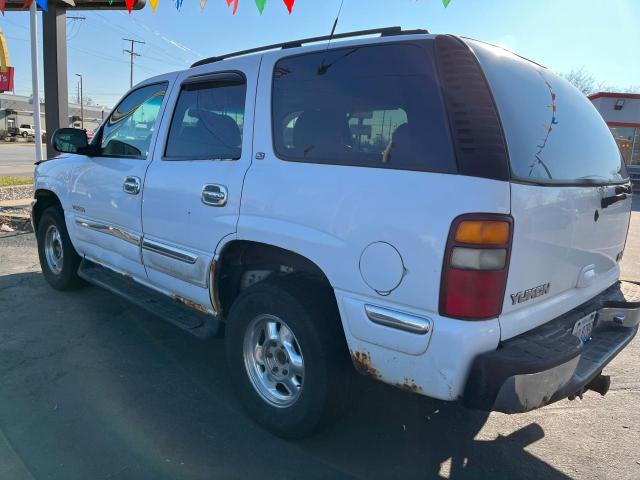 1GKEK13T61J101538 - 2001 GMC YUKON WHITE photo 3