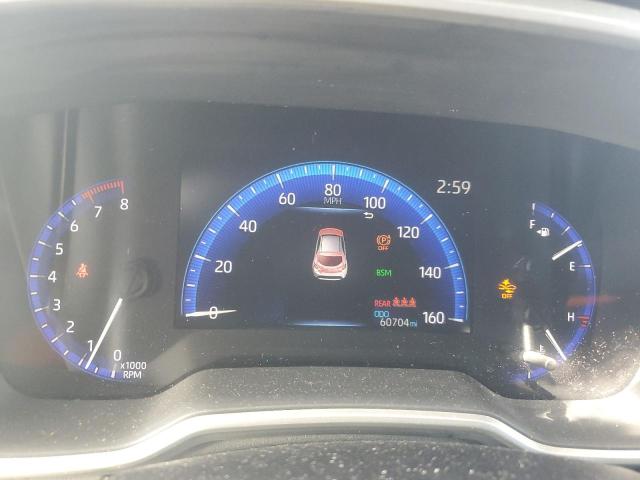 JTNK4RBE8K3061457 - 2019 TOYOTA COROLLA SE BLUE photo 9