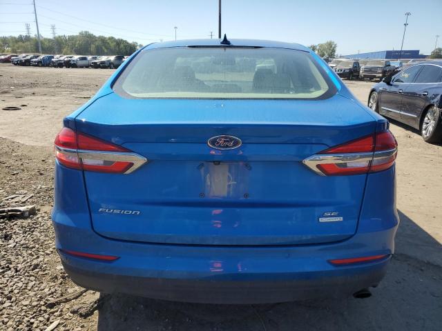 3FA6P0HD9LR178142 - 2020 FORD FUSION SE Bleu photo 6