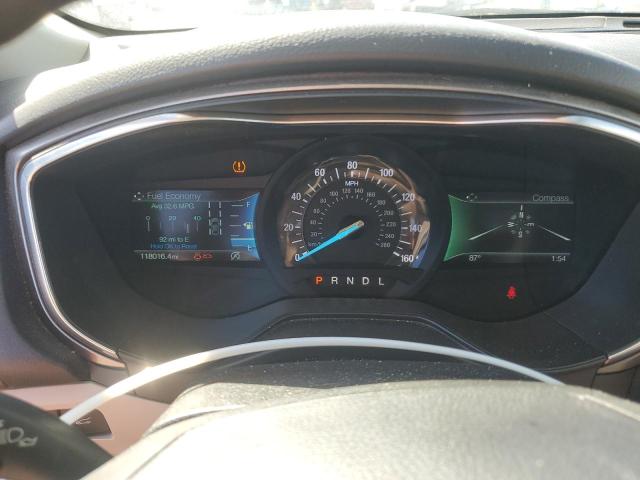 3FA6P0HD9LR178142 - 2020 FORD FUSION SE Bleu photo 9