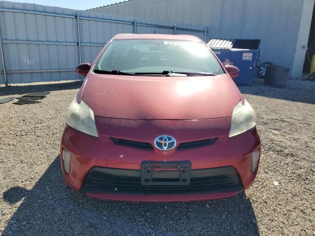 JTDKN3DU9D1650809 - 2013 TOYOTA PRIUS 红色 照片 5