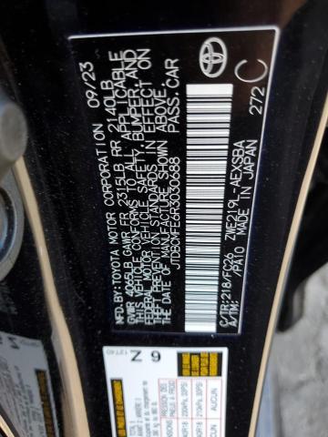 JTDBCMFE6R3030688 - 2024 TOYOTA COROLLA LE Mavi fotoğraf 12