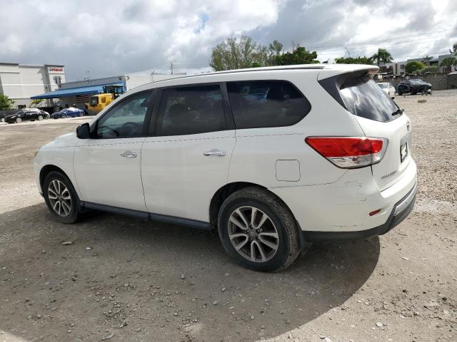 5N1AR2MN7EC662574 - 2014 NISSAN PATHFINDER S WHITE photo 2