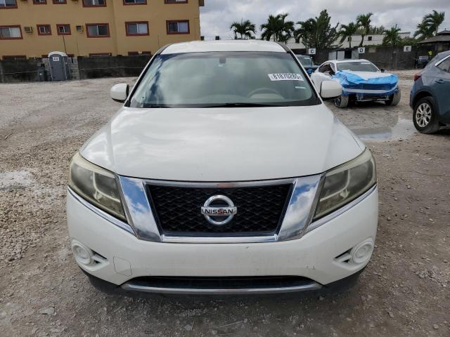 5N1AR2MN7EC662574 - 2014 NISSAN PATHFINDER S WHITE photo 5
