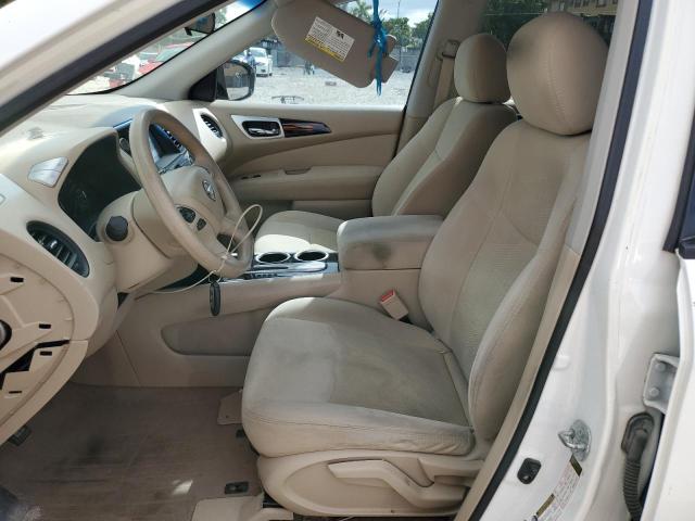 5N1AR2MN7EC662574 - 2014 NISSAN PATHFINDER S WHITE photo 7